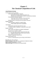 Chapter 2 What Glycerol What Are Fatty Acids Distinguish