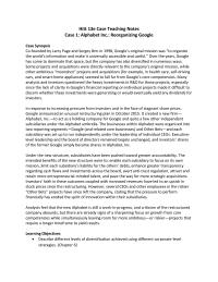 Management&nbsp;Case&nbsp;1 Each Division Could Assessed Its Own Merits