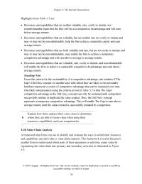 Management Chapter 3 Nonetheless Important Remember That Value Chain Analysis