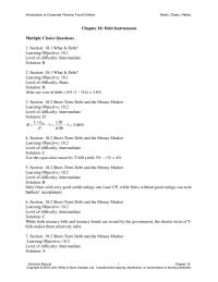 Finance Chapter 18 treasury bonds are issued by the government