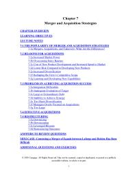 Management Chapter 7 Also Concern Firms Managers Achieving Adequate Returns