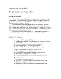 Chapter 15 Reagents The Living Material Must Collected Advance