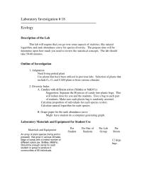 Chapter 18 Questions For Lab Ecology Use The Knowledge