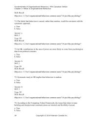 Human Resources Chapter 1 Describe And Give Specific Examples How Managers
