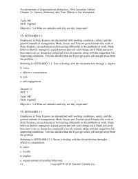 Human Resources Chapter 3 What are attitudes and why are they important