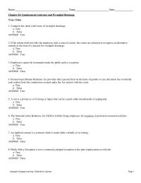 Chapter 2 Brett Fora Breach Trust b Breach Contract c Gender