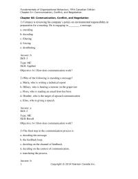Human Resources Chapter 6 The Assertiveness Dimension The Conflict handling Strategy