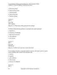 Human Resources Chapter 9 Which of the following attributes is associated