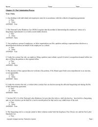 Chapter 13 General Affairs Company Elect Union Bargaining Representative