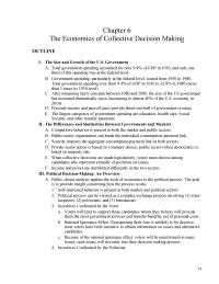 Economics Chapter 6 Homework However There Good Reason Expect That Collective