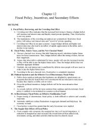 Economics Chapter 12 Homework Federal Borrowing From Foreigners Increased From 10