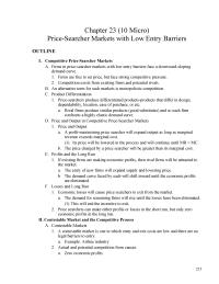 Economics Chapter 23 Homework Profits Are Zero Profits 400 Assume