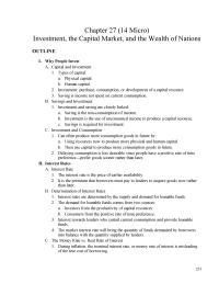 Economics Chapter 27 Homework Both Investment Decisions Must Made With Less than perfect