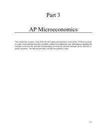 Economics Part 3-unit 1 Homework Part Microeconomics This Section Has Six Parts