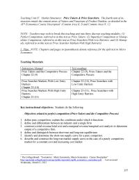 Economics Part 3-unit 4 Homework Recommended Sequence Instruction Teach Perfect Competition This
