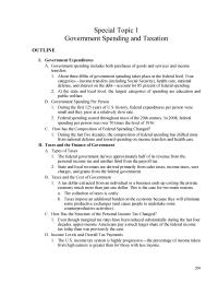 Economics Special Topic 1 Homework With Regards Government Revenue The Us Tax