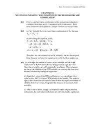 Economics Chapter 10 Homework&nbsp;They are theoretically as well as statistically