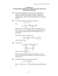 Economics Chapter 13 Homework&nbsp;Essentially, he asserts that theorists examine the field and identify