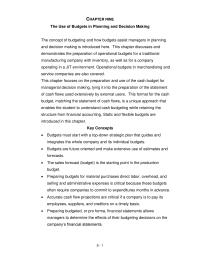 Chapter 9 The Usual Starting Point Sales Forecasting Last