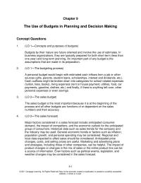 Chapter 9 The impact of product changes or changes in the mix&nbsp;