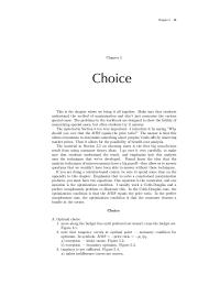 Economics Chapter 5 move along the budget line until preferred set