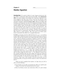 Economics Chapter 8 income and substitution effects act in opposite directions