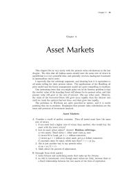 Economics Chapter 11 because there is a fixed relationship between the two
