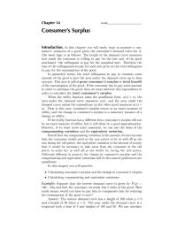 Economics Chapter 14 we can use the ideas of the compensating variation