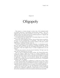 Economics Chapter 28 The idea that a Cournot equilibrium approaches&nbsp;