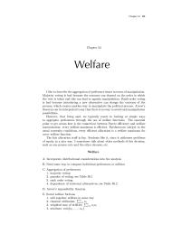 Economics Chapter 34 Incorporate distributional considerations into the