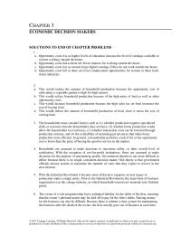 Economics Chapter 3 Homework Industrial Revolution Production Became More Centralized And