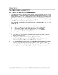 Economics Chapter 6 Homework Gdp Fails Subtract For The Depreciation The