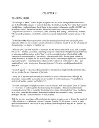 Economics Chapter 9 They Are Jointly Very Significant With F2925