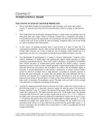 Economics Chapter 17 Homework Gainers Include The Domestic Manufacturers Steel Upstream