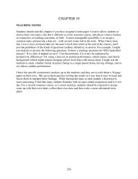 Economics Chapter 19 Teaching Notes Students Should Read This