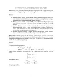 Industrial Engineering Chapter 5 Homework&nbsp;Because of the nature of the maintenance