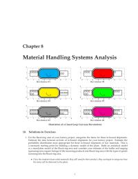 Industrial Engineering Chapter 8 Homework&nbsp;They also&nbsp;simulate the arrival and departure of&nbsp;