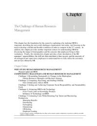Human Resources Chapter 1 The Website Brings Real World Into The