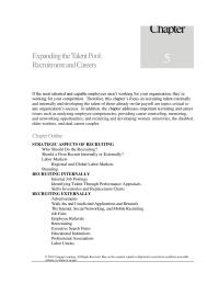 Human Resources Chapter 5 Rebuttal 1 Because Your Future Likely Involves