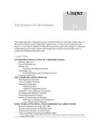 Human Resources Chapter 14 Dealing With Trouble Spots Because Students Typically