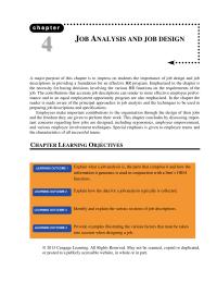 Human Resources Chapter 4 Five Core Job Dimensions Produce The Three