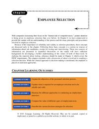 Human Resources Chapter 6 Just For Fun Ask Students Rank Order