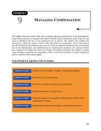 Human Resources Chapter 9 Benefits Associated With Competence based Pay Include Increased