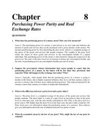Chapter 8 Homework United States Which Currency Experiences Real Appreciation