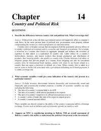 Chapter 14 Homework Here Equate The Value Investors Assign The