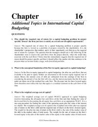 Chapter 16 Homework What Must The Annual Income From The