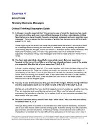 Business Communication Chapter 4 Homework Persuasive And Sales Messages Are Necessarily Longer