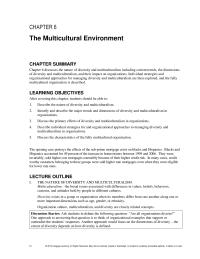 Management Chapter 6 Some Individuals May Not View The Situation