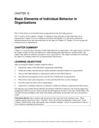 Management Chapter 15 Someone Else However May Attend Class More