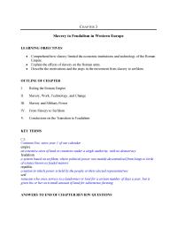Economics Chapter 3 Why Slaves Have Little Interest Changing Technology